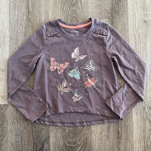 Haute Hippie Style Little Girl Butterfly Top - Size: 5/6